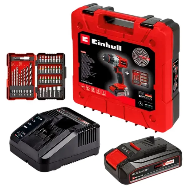 Дрель-шуруповерт Einhell TE-CD 18/2 Li +39 1250 rot/min photo 4