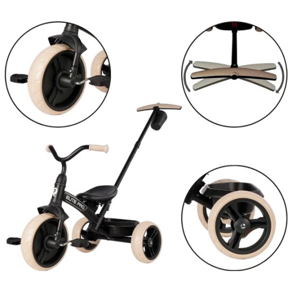 Трицикл Qplay Elite Pro 25 кг / Черный photo 6
