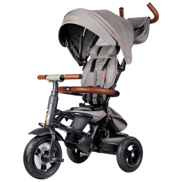 Triciclu Qplay Rito Deluxe  / Gray photo 1