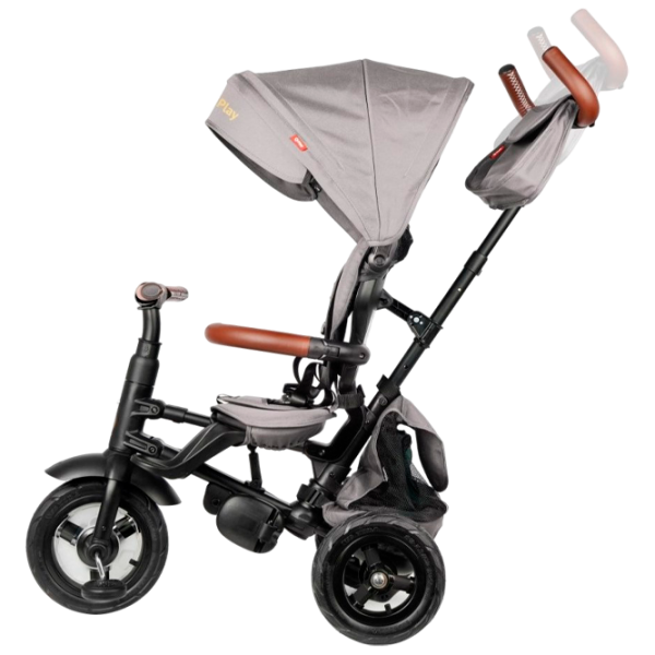 Triciclu Qplay Rito Deluxe  / Gray photo 4