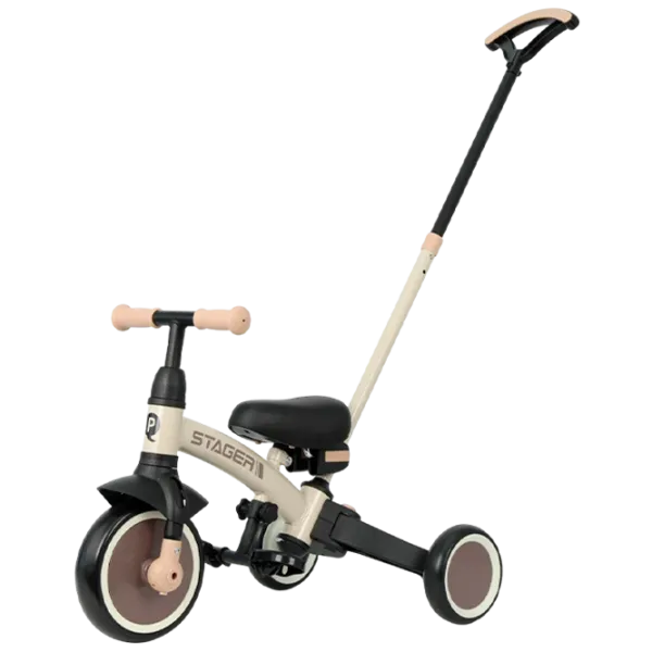 Трицикл Qplay Stager 3 in 1 25 кг / Коричневый photo 1