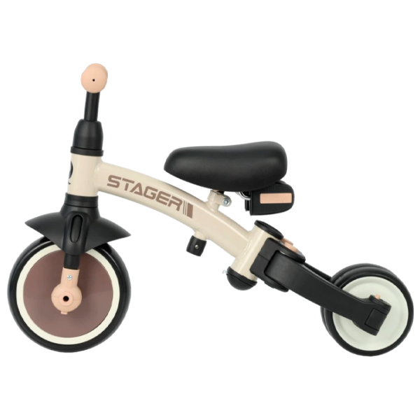 Трицикл Qplay Stager 3 in 1 25 кг / Коричневый photo 4