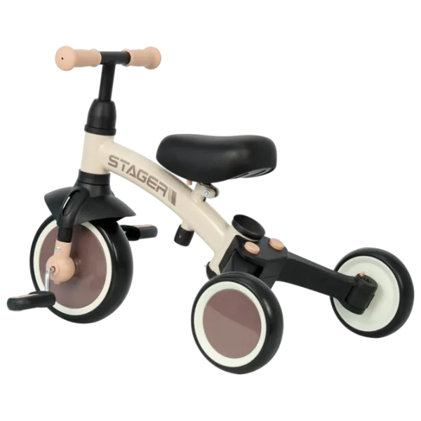 Трицикл Qplay Stager 3 in 1 25 кг / Коричневый photo 5