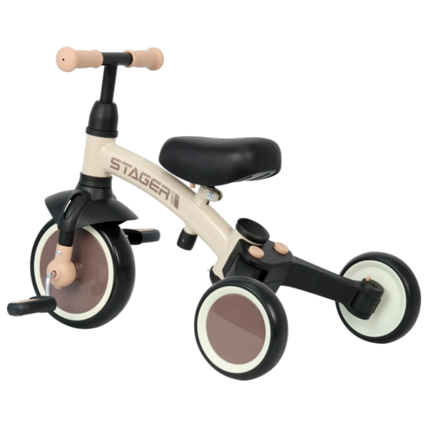 Трицикл Qplay Stager 3 in 1 25 кг / Коричневый photo 5