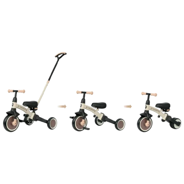 Трицикл Qplay Stager 3 in 1 25 кг / Коричневый photo 6