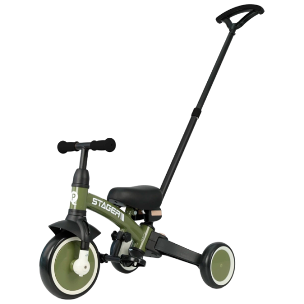 Трицикл Qplay Stager 3 in 1 25 кг / Зеленый photo 1