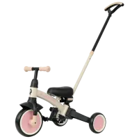 Triciclu Qplay Stager 3 in 1 25 kg / Pink