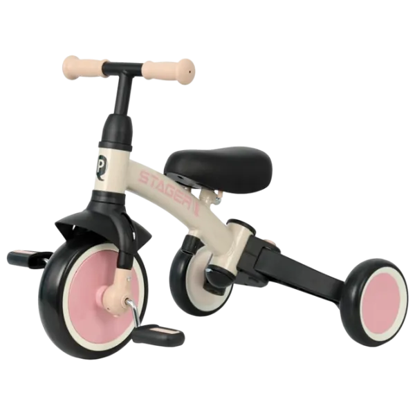 Трицикл Qplay Stager 3 in 1 25 кг / Розовый photo 2