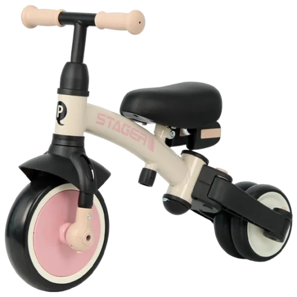 Трицикл Qplay Stager 3 in 1 25 кг / Розовый photo 3