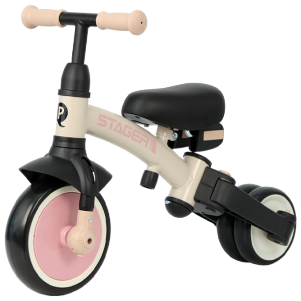Трицикл Qplay Stager 3 in 1 25 кг / Розовый photo 3