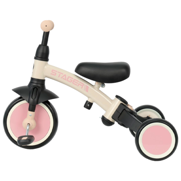 Трицикл Qplay Stager 3 in 1 25 кг / Розовый photo 4