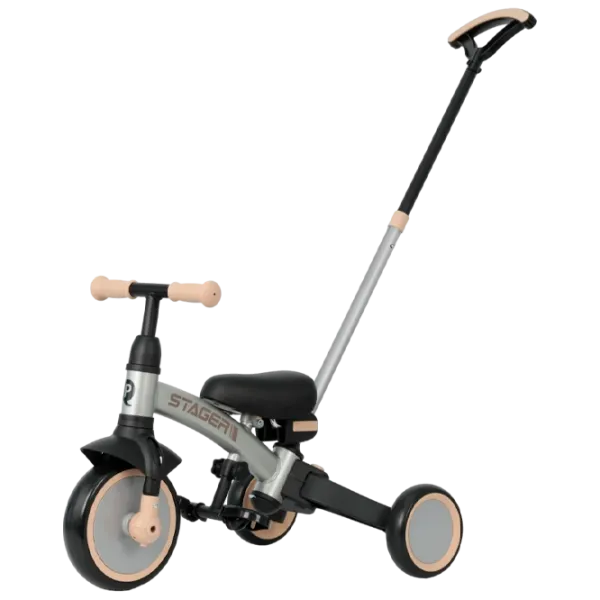 Triciclu Qplay Stager 3 in 1 25 kg / Platinum photo 1 Triciclu Qplay Stager 3 in 1 25 kg / Platinum photo 1