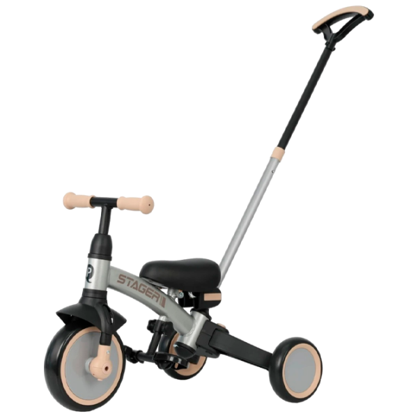 Triciclu Qplay Stager 3 in 1 25 kg / Platinum photo 1 Triciclu Qplay Stager 3 in 1 25 kg / Platinum photo 1