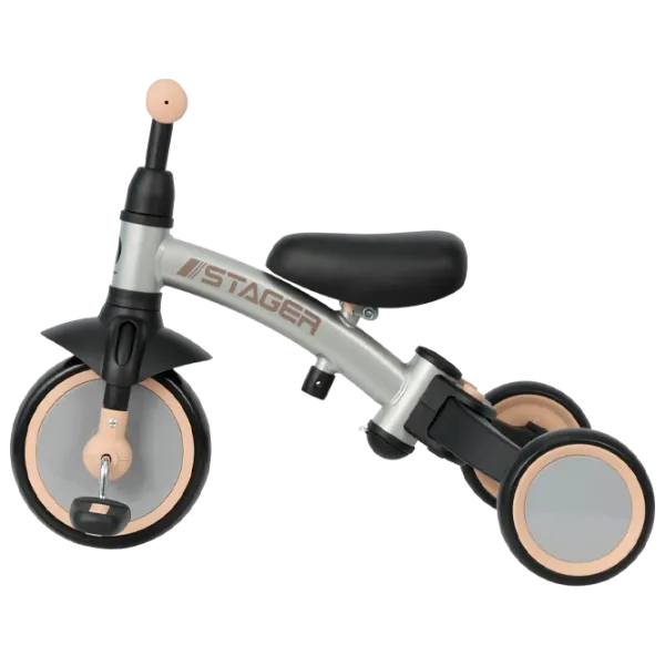 Triciclu Qplay Stager 3 in 1 25 kg / Platinum photo 3 Triciclu Qplay Stager 3 in 1 25 kg / Platinum photo 3