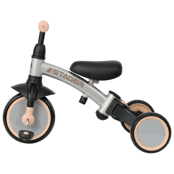 Triciclu Qplay Stager 3 in 1 25 kg / Platinum photo 3 Triciclu Qplay Stager 3 in 1 25 kg / Platinum photo 3