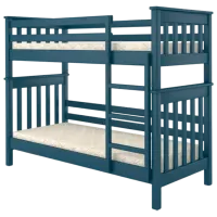 Pat pentru copii Mebigrand Atlanta Mini 70 x 200 cm / Masiv / Multicolor