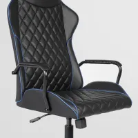 Scaun Gaming Ikea Utespelare Black photo 3