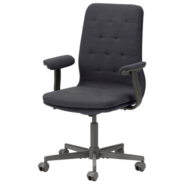 Fotoliu de birou Ikea Mullfjallet Stofă/ Dark Gray Gray photo 1