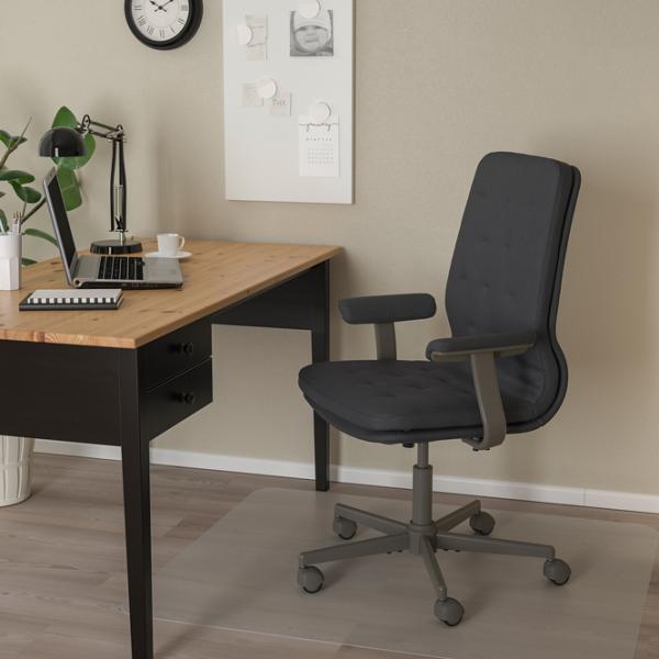 Fotoliu de birou Ikea Mullfjallet Stofă/ Dark Gray Gray photo 6