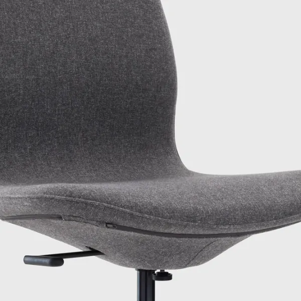 Fotoliu de birou Ikea Langfjall Poliester/ Gray Black photo 3