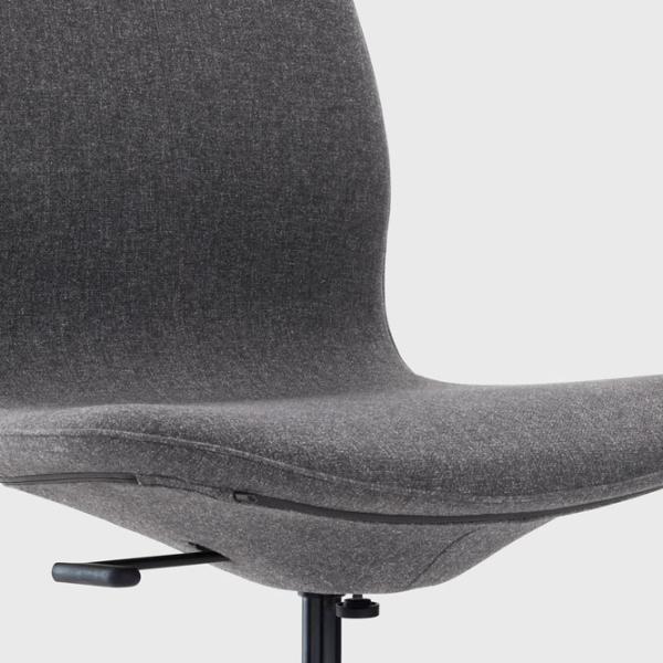 Fotoliu de birou Ikea Langfjall Poliester/ Gray Black photo 3