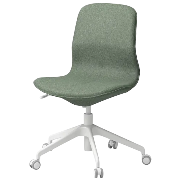 Fotoliu de birou Ikea Langfjall Poliester/ Green-Gray White photo 1