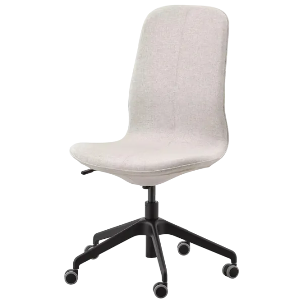 Fotoliu de birou Ikea Langfjall Poliester/ Beige Black photo 1