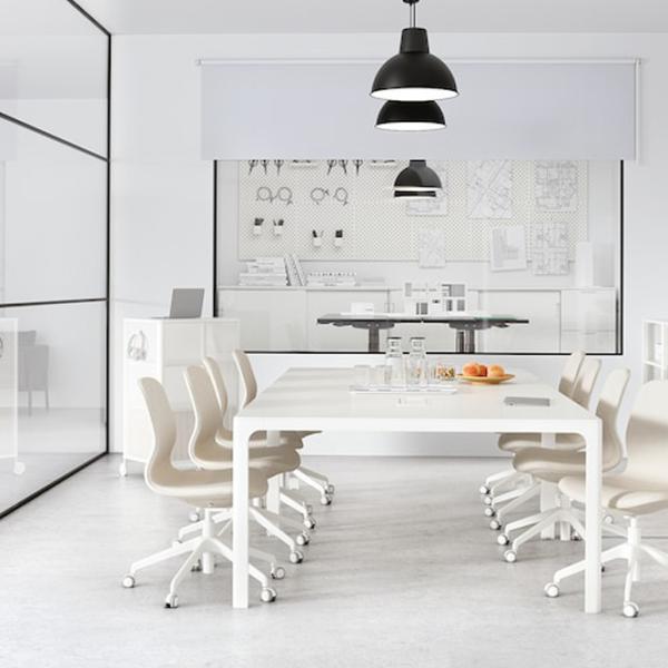 Fotoliu de birou Ikea Langfjall Poliester/ Beige Black photo 4