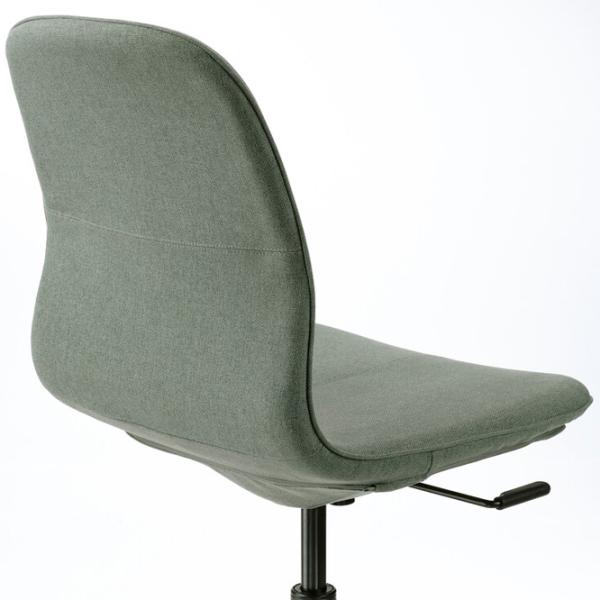 Fotoliu de birou Ikea Langfjall Poliester/ Green-Gray Black photo 2