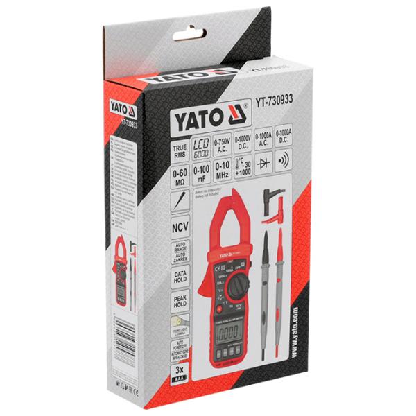 Multimetru Yato YT-730933 Digital / 60 MOm photo 6