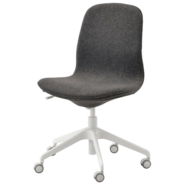 Fotoliu de birou Ikea Langfjall Poliester/ Dark Gray White photo 1