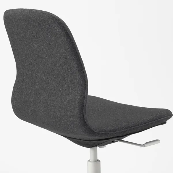Fotoliu de birou Ikea Langfjall Poliester/ Dark Gray White photo 2
