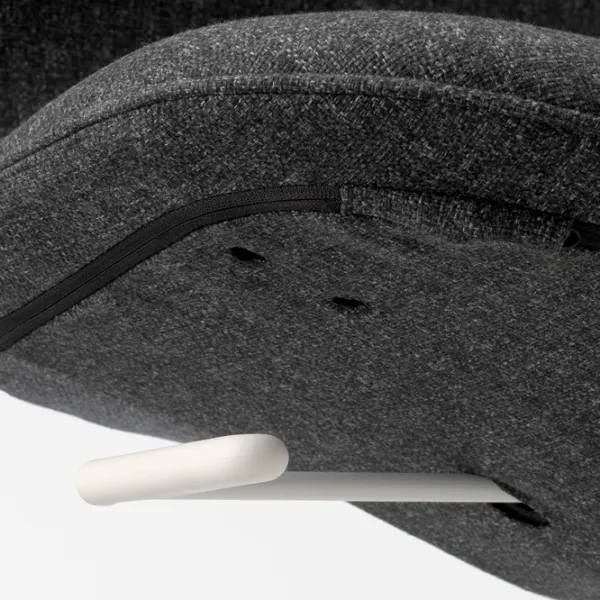 Fotoliu de birou Ikea Langfjall Poliester/ Dark Gray White photo 3
