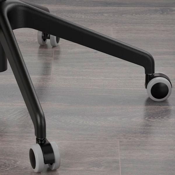 Fotoliu de birou Ikea Langfjall Poliester/ Dark Gray White photo 5