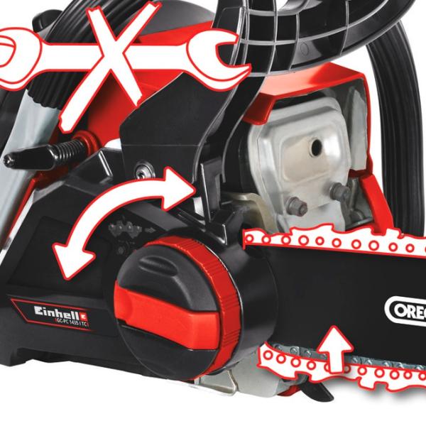 Fierăstrău cu lanţ Einhell GC-PC 1435 pe benzină/ Black photo 2