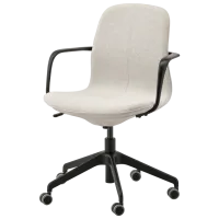 Fotoliu de birou Ikea Langfjall Poliester/ Beige Black