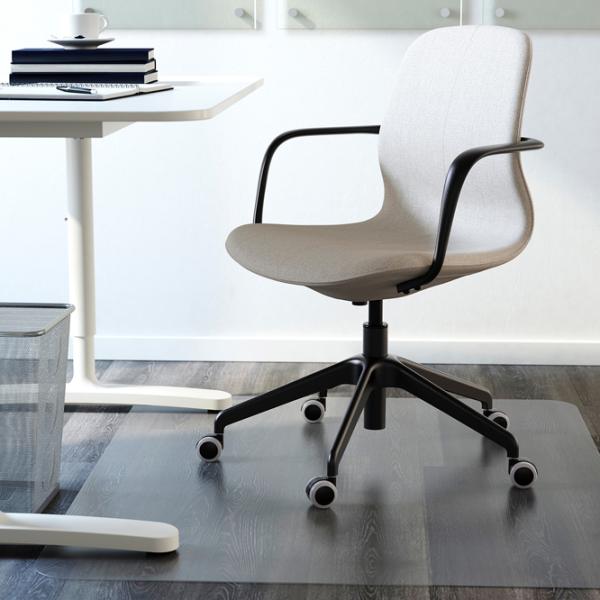 Fotoliu de birou Ikea Langfjall Poliester/ Beige Black photo 7