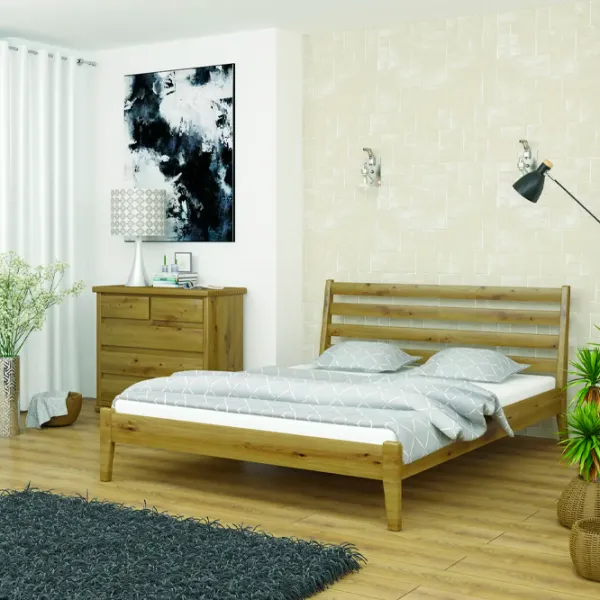 Кровать Mebigrand Chelsea 140 x 200 см / Дерево / Разноцветный photo 3