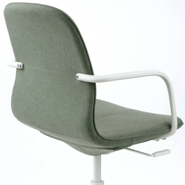 Fotoliu de birou Ikea Langfjall Poliester/ Green-Gray White photo 2