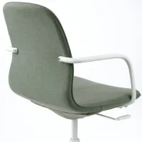 Fotoliu de birou Ikea Langfjall Poliester/ Green-Gray White photo 2