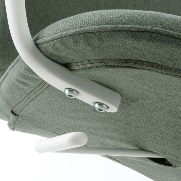 Fotoliu de birou Ikea Langfjall Poliester/ Green-Gray White photo 3