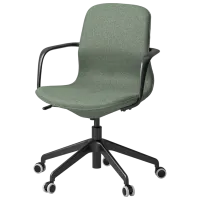 Fotoliu de birou Ikea Langfjall Poliester/ Green-Gray Black