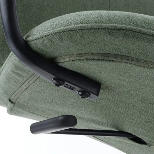 Fotoliu de birou Ikea Langfjall Poliester/ Green-Gray Black photo 3