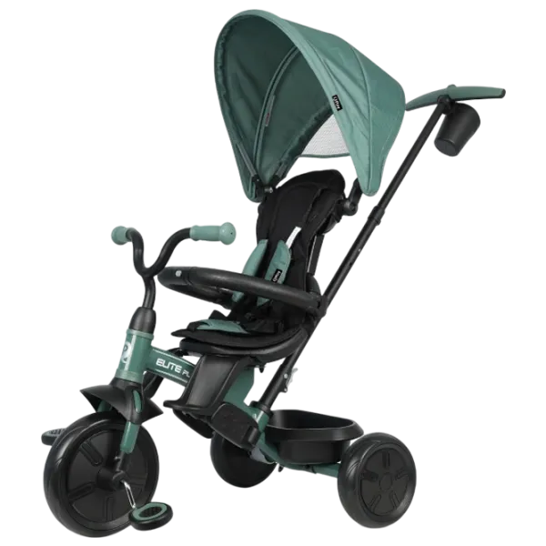 Triciclu Qplay Elite Platinum 25 kg / Green photo 1 Triciclu Qplay Elite Platinum 25 kg / Green photo 1
