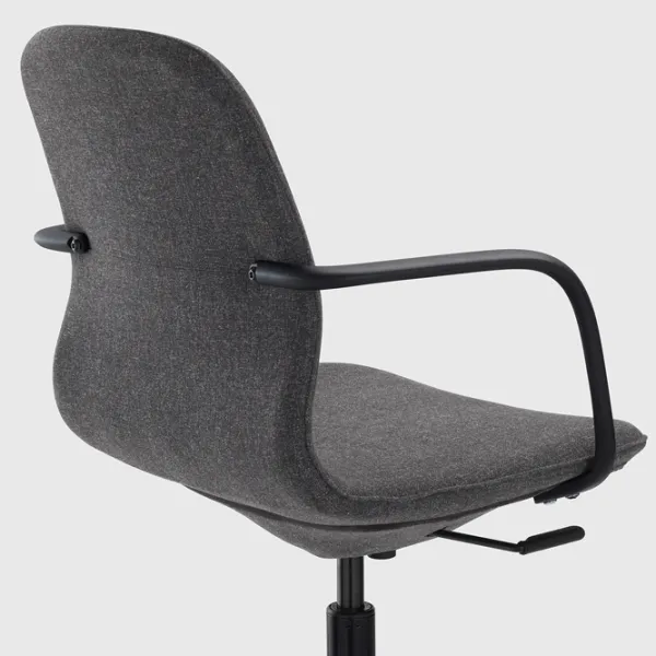 Fotoliu de birou Ikea Langfjall Poliester/ Dark Gray Black photo 2