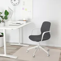 Fotoliu de birou Ikea Langfjall Poliester/ Dark Gray White photo 5