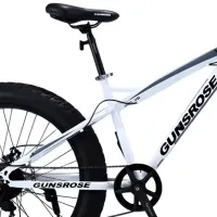Велосипед Frike Gunsrose Fatbike 24" 15" Алюминий / Белый Черный photo 3