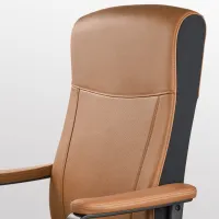 Офисное кресло Ikea Millberget Искусственная кожа/ Коричневый Черный photo 3