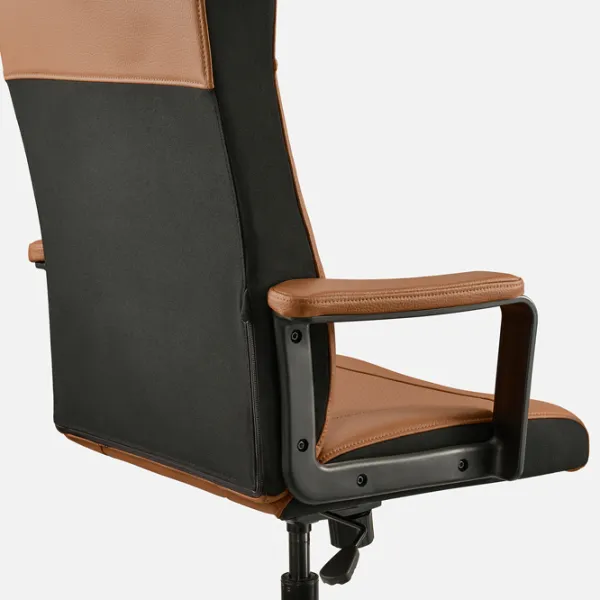 Fotoliu de birou Ikea Millberget Piele artificială/ Brown Black photo 4
