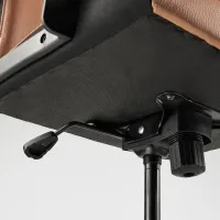 Офисное кресло Ikea Millberget Искусственная кожа/ Коричневый Черный photo 8
